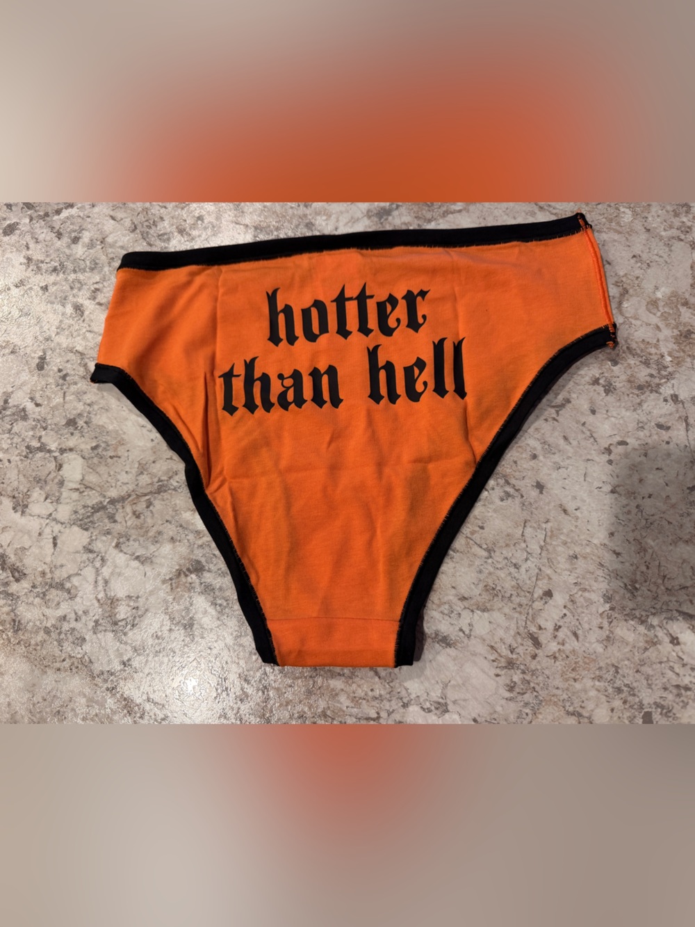 VS PINK HALLOWEEN PANTY Large Cheeky NWT